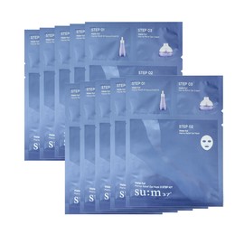 Breath 37 degrees Sum37 Waterful Marine Relief Mask 3STEP KIT 10 sheet mask pack / 숨37 워터풀 마린 릴리프 마스크 3STEP KIT 10매 마스크팩