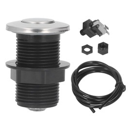 Food Waste Garbage Disposal Air Switch Stainless Steel Button Pneumatic Massage Bathtub Start Switch 125/