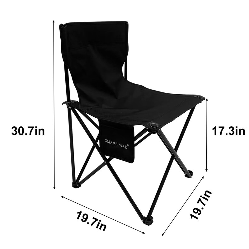 Smartmak Fast Folding Sauna Chair, Large Reinforced, Suitable for Sauna,
