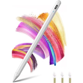 Stylus Pen for i Pad, Pencil for Apple I pad(2018-2015) with Palm Rejection and High Precision, Compatible with 6-10th/A16 Generation, Pro 11"/12.9"/13", Air 3/4/5/M2/M3, Mini 5/6