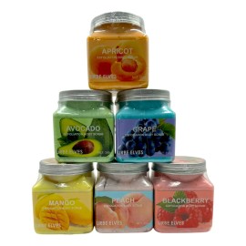 Exfoliante corporal y facial aromático de 350g con texturas cremosas para una piel suave y radiante