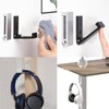 OHIYO Folding Wall Hooks 2PCS Foldable Hooks Bearing Load 33lb/15kg