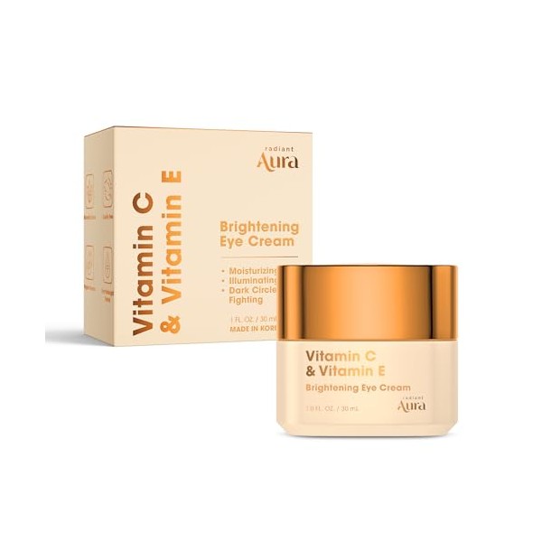 Radiant Aura Eye Cream Vitamin C & Vitamin E -