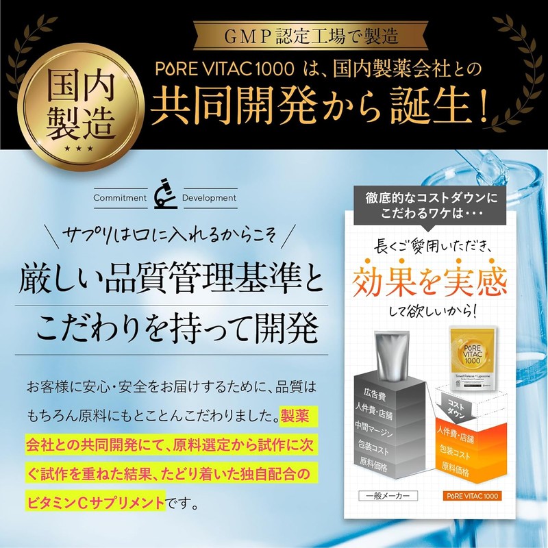 Pure VitaC Liposomal Vitamin C 1000mg, 120 Capsules (60 Days),