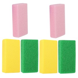 Healvian 6pcs Foot Exfoliating File Ergonomic Dead Skin Remover Washable Foot Pumice Stone for Pedicure Gentle Scrubber Tool for Callus Care