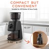 Ollygrin Coffee Grinder Electric, Conical Burr Coffee Bean Grinder with