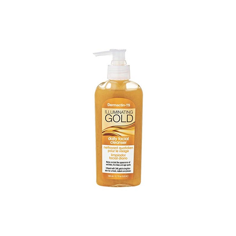 Dermactin-TS Daily Facial Cleanser Illuminating Gold