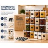 12PCS Food Storage Containers with Lids - Plastic Kitchen Pantry