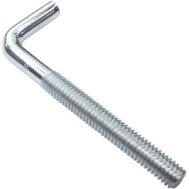 AERZETIX - C47896 - Set of 20 Screw Hooks Metal with Metric Thread M5 x 50 mm - Angle Hook - Hooks in the Shape of L - Screw Hooks for Hanging