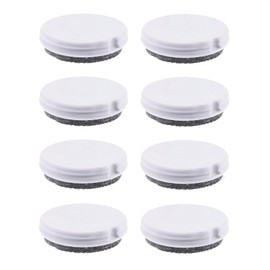 Wagner QuickClick® Furniture Gliders Chair Gliders Reversible Wool Felt + Plastic – 8-Piece Set Replacement Glides Interchangeable – Duo – Diameter 25 mm – for Base Diameter 25 mm – Made in Germany