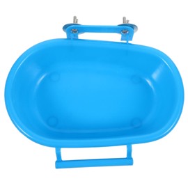 VILLFUL Parrot Plastic Bath Box Convenient Bird Bathtub for Parakeets Cockatiels and Budgies Safe and Easy to Clean Bathing Tub for Bird Cages Accessory