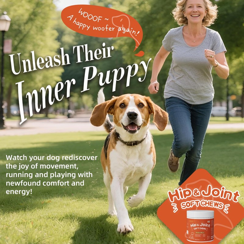 KELPFU Advanced Hip & Joint Supplement for Dogs –120 Chews