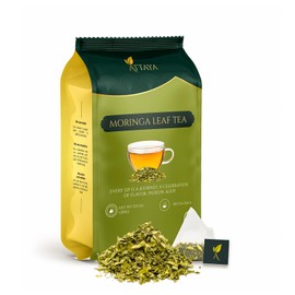 Attaya Moringa Tea Bags 100 Count – Pure Leaf Tea | Caffeine-Free Superfood Herbal Tea | Vegan, Gluten-Free, Sugar-Free | Eco-Conscious, Te de Moringa 100% Natural