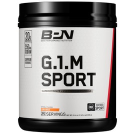 BARE PERFORMANCE NUTRITION BARE PERFORMANCE NUTRITION, BPN G.1.M Go One More Sport, Endurance Training Fuel, Superior Carbohydrate & Electrolytes Powder Formula, Reduce Fatigue, Orange, 25 Servings