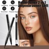 Doppelköpfiger Augenbrauenbristift - 2-in-1 Wasserfester Microblading-Effekt,Microblading Augenbrauenstift,Ultrafeine Spitze für haarähnliche
