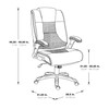 Office Star ECH Series Executive Bonded Leather Office Chair with