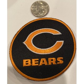 Unbranded Chicago Bears vintage Style embroidered iron on  patch  3"x3" Awesome!!