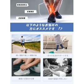 PROIRON Wraparound Ankle Brace Black Orange [Pack of 2]