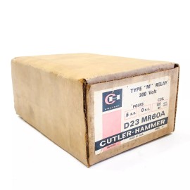 Cutler-Hammer D23MR60A Cutler Hammer Type "M" Relay, 6 N.O. Poles, 120 V, 60 Cycles