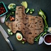 Texas Shaped Cutting Board, Laser Engraved Wood (Acacia)