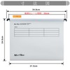 A4 Suspension File, MerryNine 15PCS Polypropylene Filing Cabinet Suspension File