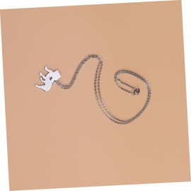 COLLBATH Stainless Steel Animal Pendant Necklace Shape for Women Fashion Sweater Chain Necklace for Wedding and Daily Wear