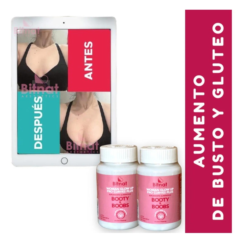 Kit Aumento De Busto Y Glúteo Natural (kit De 2