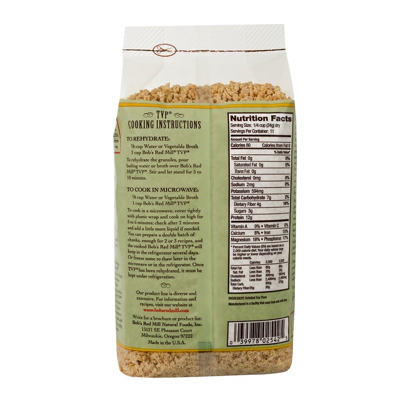 Bob's Red Mill TVP (Textured Vegetable Protein), 10-ounce