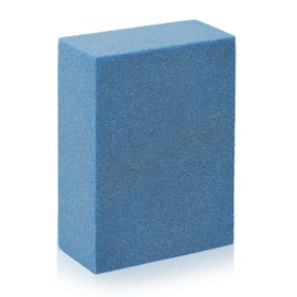 PEUTIER 5x4x2cm Gummy Rubber Abrasive Stone, Blue, 60 Grit, Snowboard Gummy Stone Edge Grinding Rubber Block Stone Snowboard Ski Stone for Removing Burrs