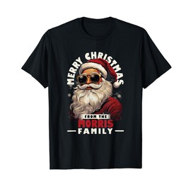 Morris Family Christmas Costume Santa Matching Xmas Party T-Shirt