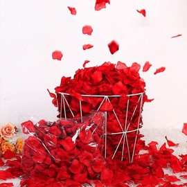 Simulated Artificial Rose Petal, 1000pcs Creative DIY Spring Decorative Fake Flower, Romantic Decoration Supplies for Festival Wedding Birthday Party and Banquet, Fall Gifts, Trending Home Decor 2024, Valentine's Day Gift