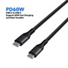 Life-Tech 60W USB-C to USB-C Nylon Braided Fast Data/Charger Cable