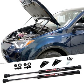 Redline Tuning 21-27021-02 Hood QuickLIFT Plus System Compatible with Toyota RAV4 2013-2018 (All Black Components)