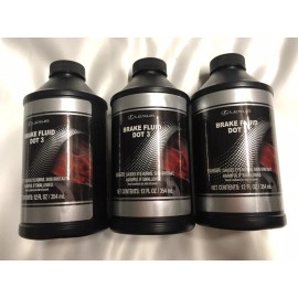 Toyota 3x TOYOTA OEM GENUINE BRAKE FLUID DOT 3  00475-1BF03