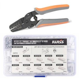 IWISS IWS-2820 + 500KIT XH Type Terminal 0.1 inch (2.54 mm) Pitch Housing Set Precision Crimping Pliers
