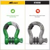 Nilight 2 Pack 3/4" D-Ring Shackle with 7/8" Screw 887lbs