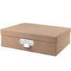 S.O.H.O. 1343452620 A4 Kraft Storage Box with Index Holder