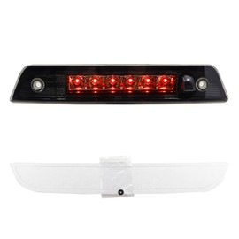 Gubebaili LED 3rd Third Brake Light, Rear High Mount Brake Light Cargo Lamp Fit for Jeep Grand Cherokee 2005-2010 (Smoke Lens+Chrome Housing)