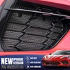 BILLFARO 2Pcs Black Upgraded Front Radiator Guards Grille,Aluminum Front Outer
