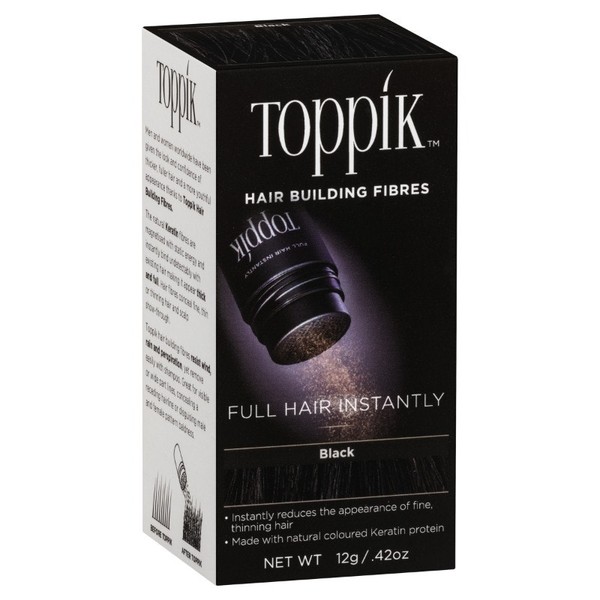 Toppik Hair Building Fibres Black 12g