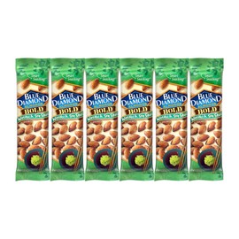 Snack Pack Diamond Almonds, Wasabi & Soy Sauce Flavor, 1.5 oz Bags, 6 Pack – Savory High-Protein Snack for On-the-Go, Keto-Friendly, Gluten-Free, Healthy and Flavorful Almonds
