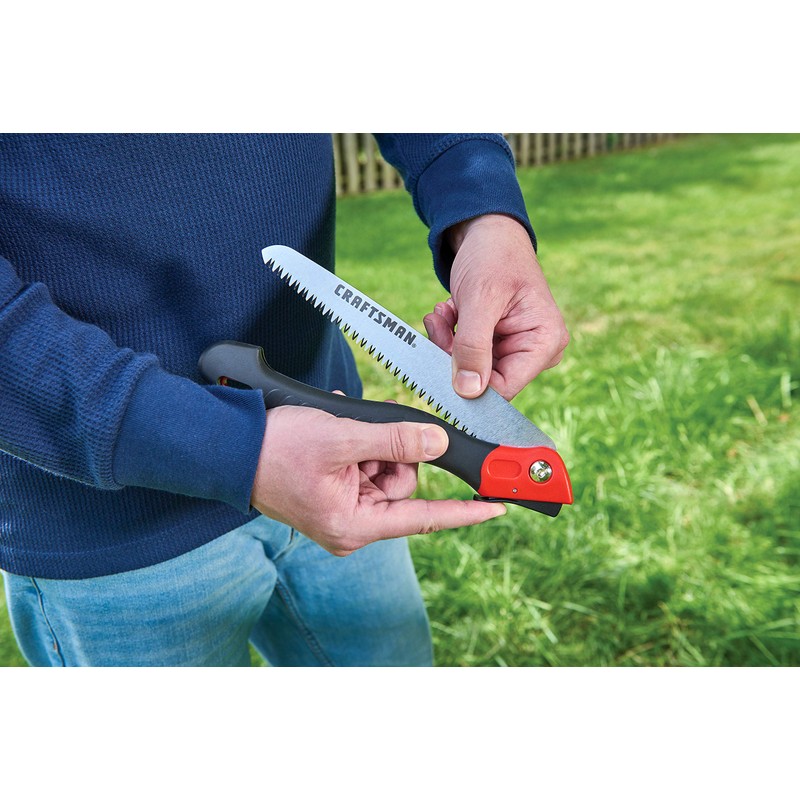 Craftsman CMXMCBA2300 10 in. Blade Folding Pruning Saw, Black