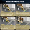 HTOMT Valve Core Remover Installer Tool with Dual Size SAE
