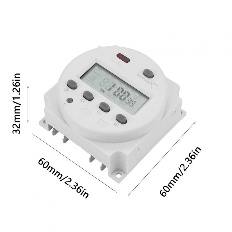 Oumefar Timer Switch, CN102A Digital LCD Electronic Cycle Countdown Time