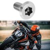 YINETTECH 1pc M8x20mm Motorcycle Kickstart Screw Bolt 0019080206S Compatible with