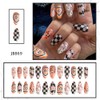 Halloween Press on Nails Medium Almond Stick on Nails with