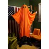 Clearstone Cosplay Halloween 2-Way Teru Pumpkin Poncho, Unisex, Orange