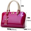 XingChen Bolsos de Mano Mujer Charol Moda Bolsos Bandolera Bolsos
