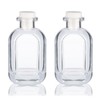 Wowang Glass Diffuser Bottles 2 Pack 5oz/150ml Reed Diffuser Bottle