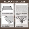 budimer Set of 2 Cooling Racks with Folding Legs，for Cooking,
